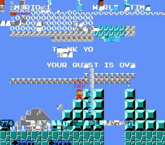 Thank you, you’re quest is over
